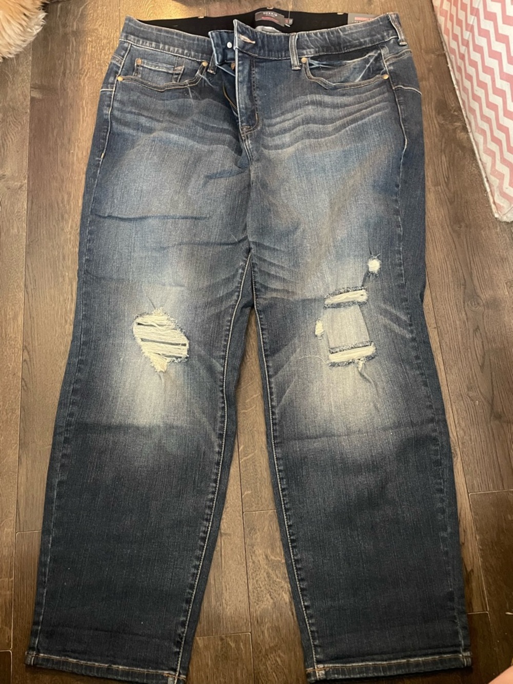 torrid Dark Blue Bombshell Straight Jeans
